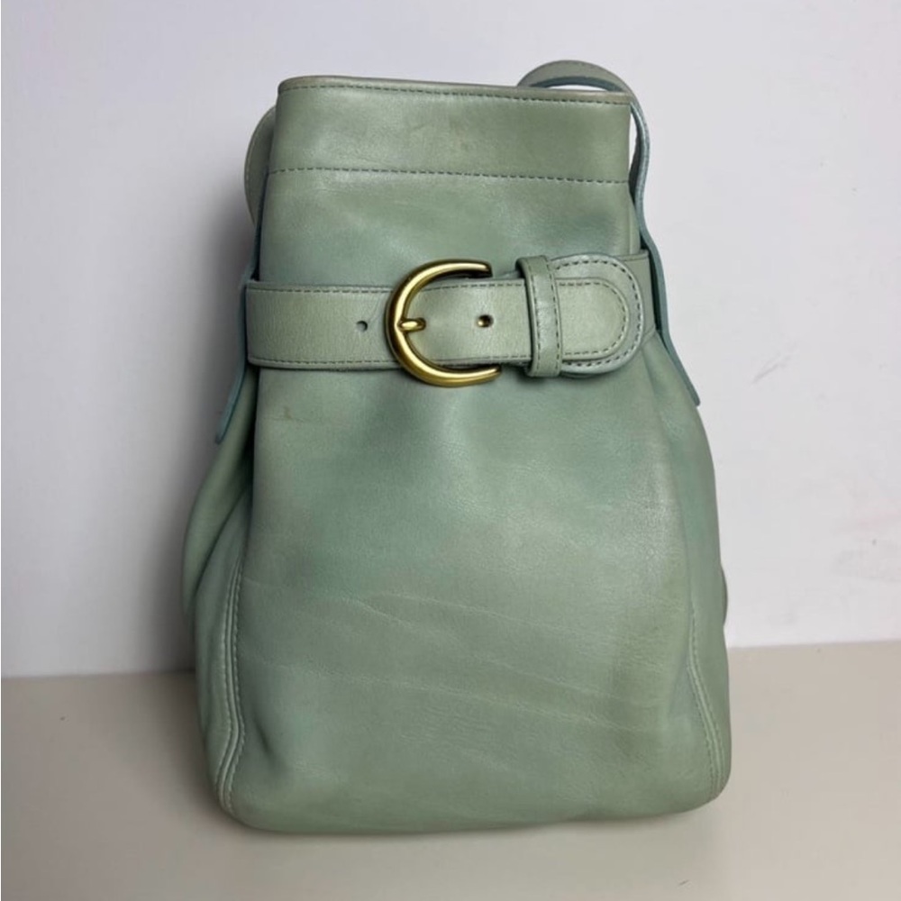 Vintage Coach belt bag 4156 aqua
